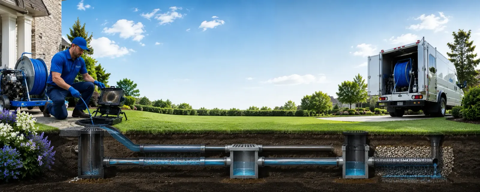 Outdoor drain cleaning information for Newburg, ND